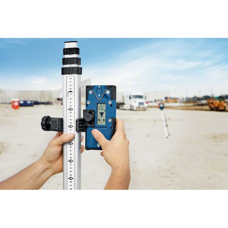 Rotationslaser Set Bosch Pro GRL 600 CHV Rotationslaser, Set mit Stativ und Messlatte